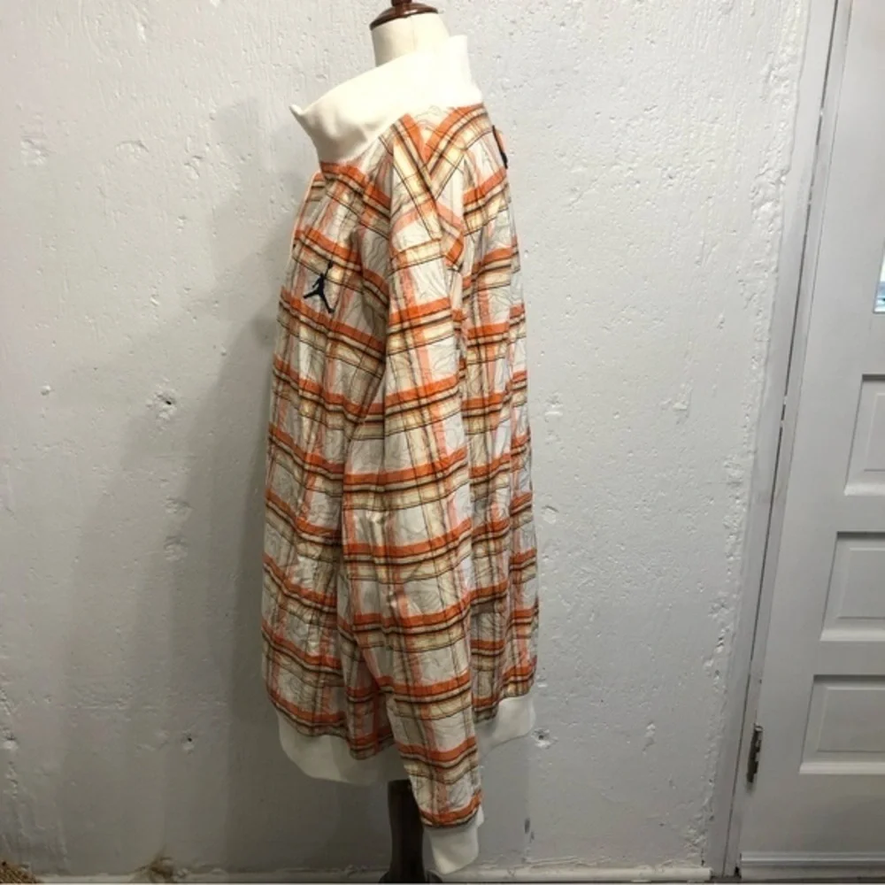 Nike air Jordan V 5‎ classic plaid fashion urban jacket XXLarge